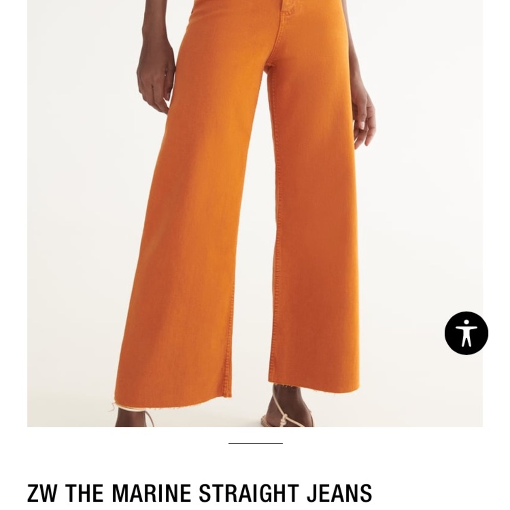 Zara Marine Straight Jeans